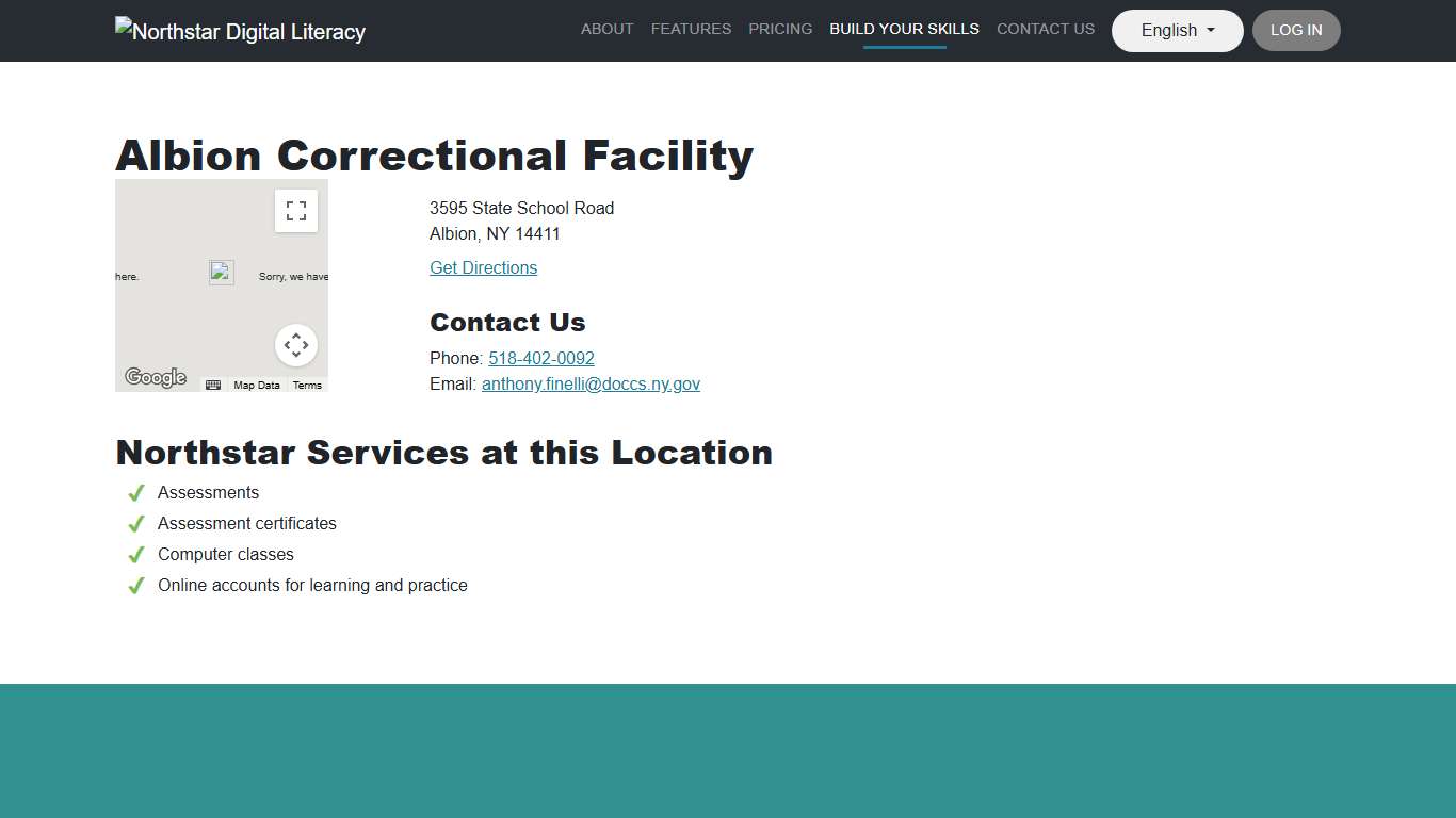 Albion Correctional Facility Locations Northstar Digital Literacy